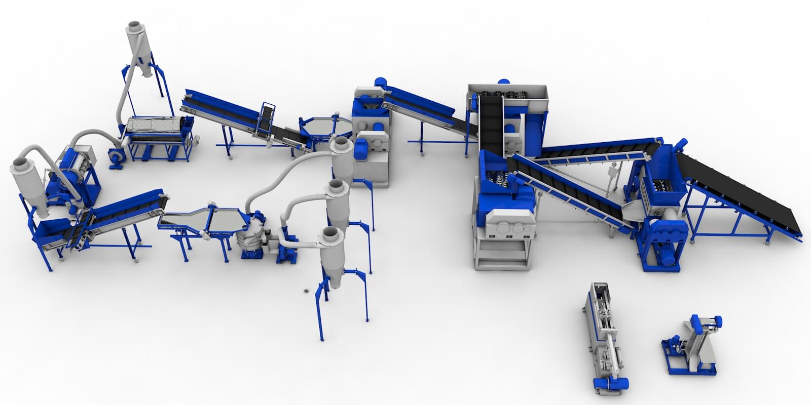 Доставка из Китая: Линия по переработке шин под ключ через компанию ПЭК Гуанчжоу