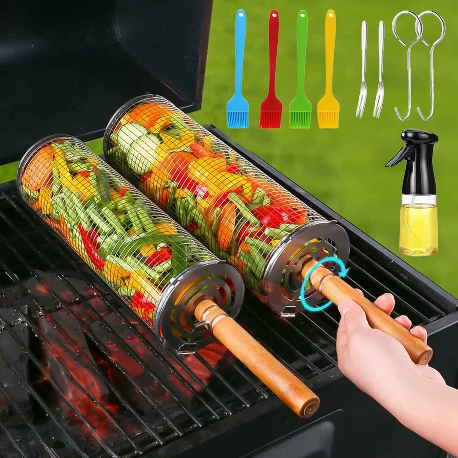 Вращающиеся решетки для гриля-отдых на природе с комфортом с доставкой из Китая