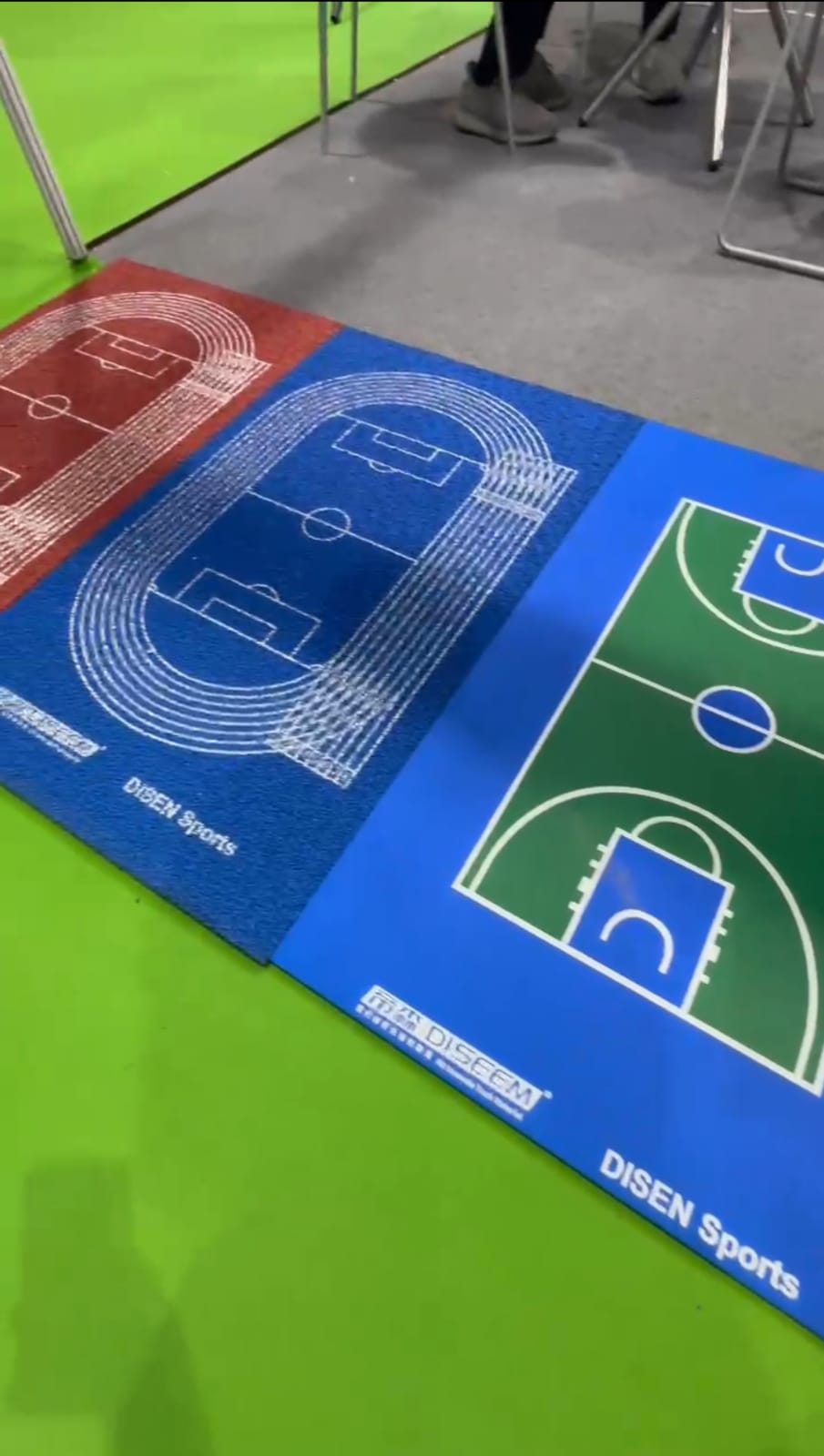 Покрытие для уличных  спортивных площадок с доставкой из Китая в Россию