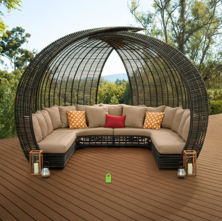 Беседка из ротанга с доставкой из Китая