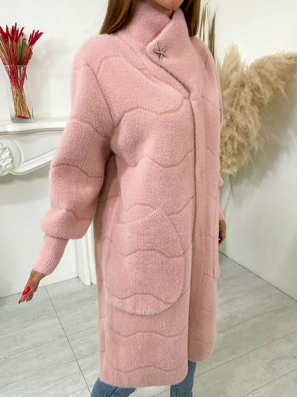 Кардиган альпака из Китая с доставкой с ПЭК Гуанчжоу в Россию