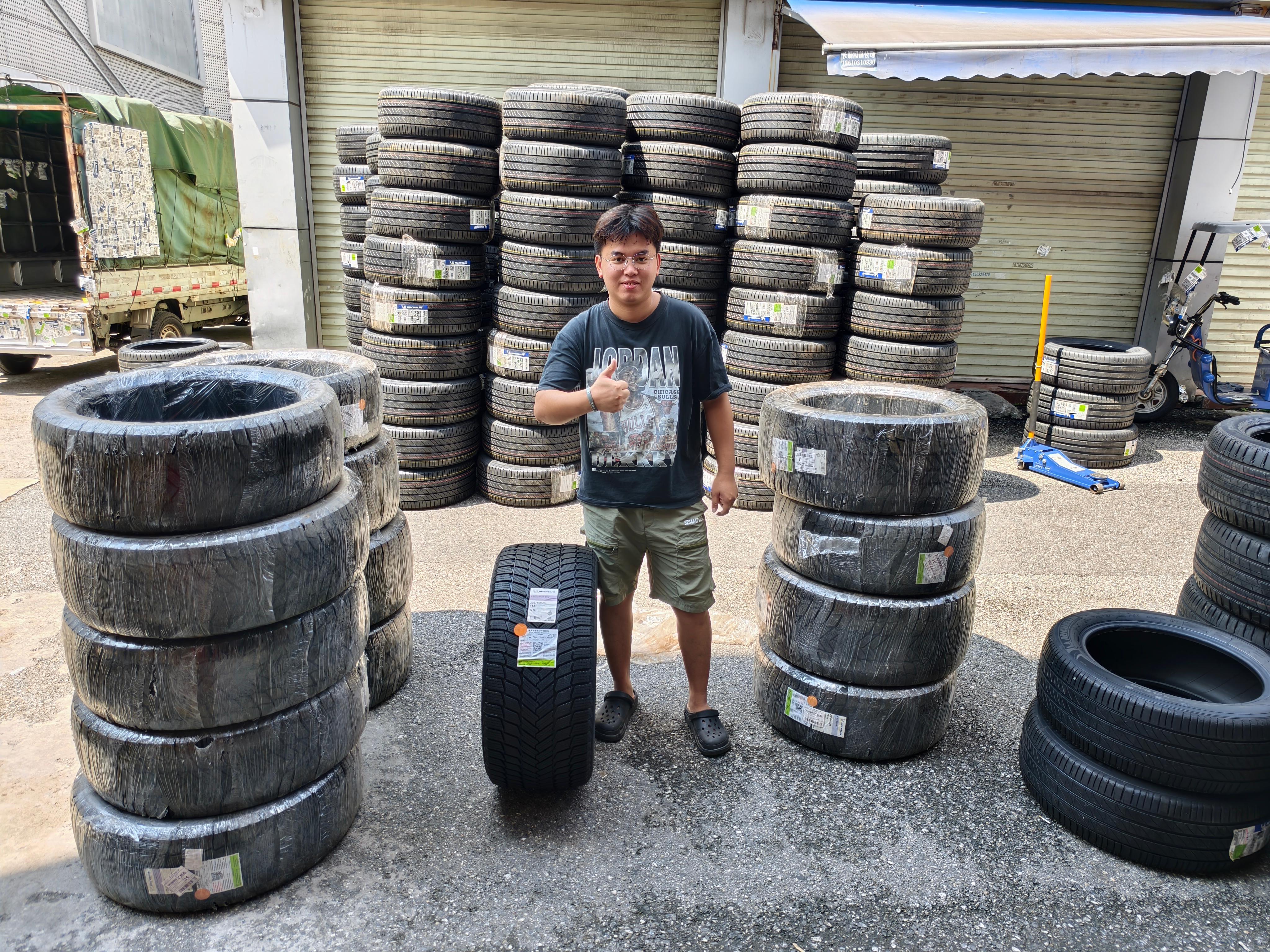 Доставка зимних шин MICHELIN оптом из Китая в Россию