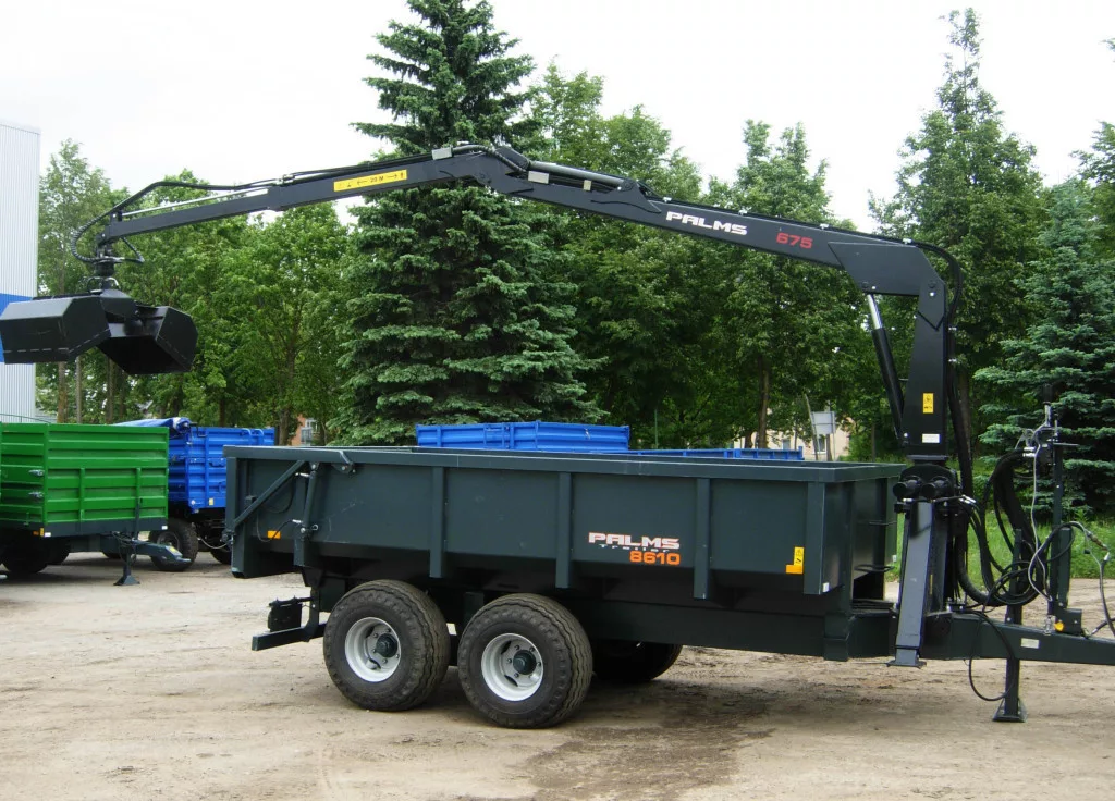 Прицеп с грейферным захватом из Китая поставка с ПЭК Гуанчжоу в Россию