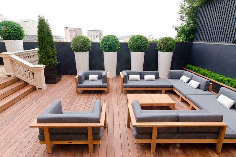 Летние террасы для кафе и ресторанов из Китая поставка с ПЭК Гуанчжоу в Россию